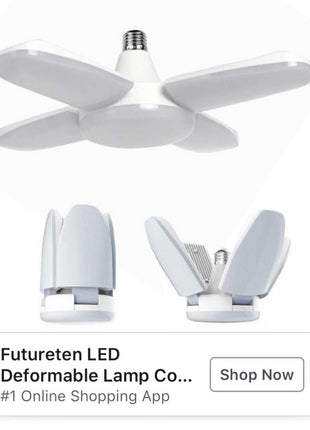Foldable LED Garage Light