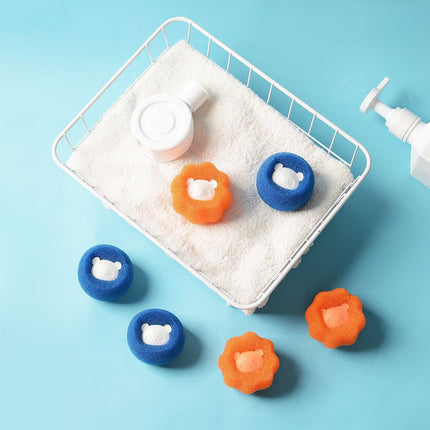 Washing Machine Cleaning Clothes Sponge Ball Magic Decontamination Anti-winding Hair Sticking Laundry