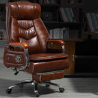 PU Brown / With Feet Rest / Aluminum Alloy Feet