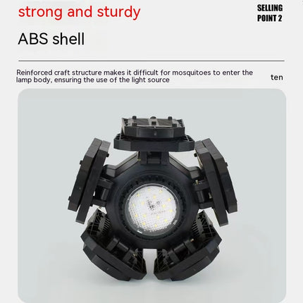 Folding Leaf Deformation Lamp Warehouse Garage Light