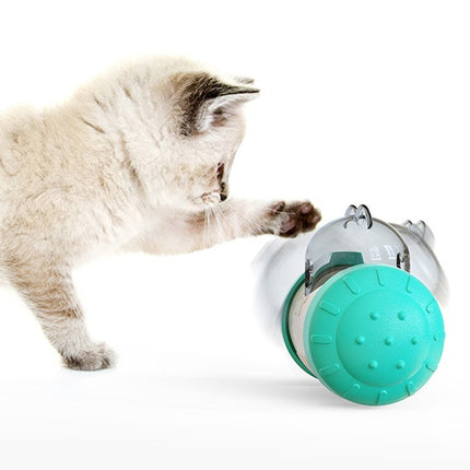 Funny Dog Treat Leaking Toy With Wheel Interactive Toy
