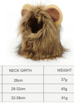 Lion Mane Cat Costume