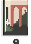 F / 30x40cm / Black Framed