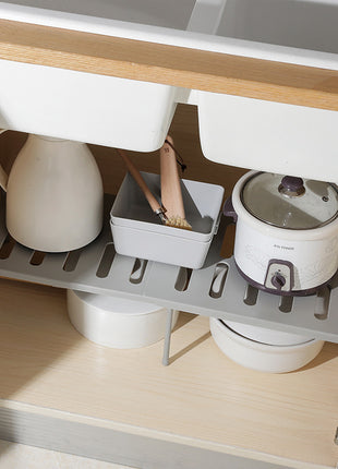 Estante retráctil para utensilios de cocina