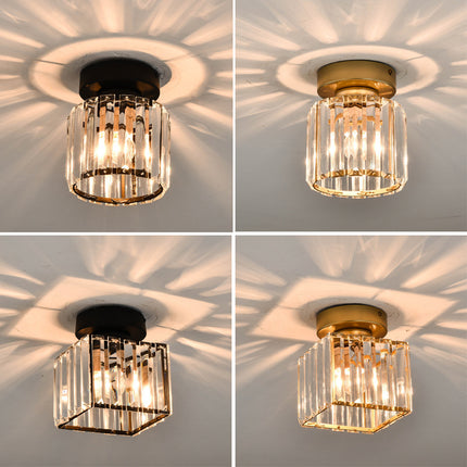 Lámpara de techo de pasillo de cristal nórdico con personalidad creativa