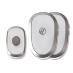White 1 Ring1 Button / Eu