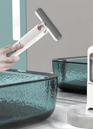 Nueva mini fregona portátil autoapretable, fácil de lavar a mano sin esfuerzo