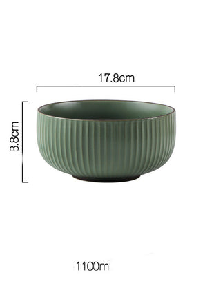 Vajilla y vajilla de combinación de cuenco y plato sencillos Wind