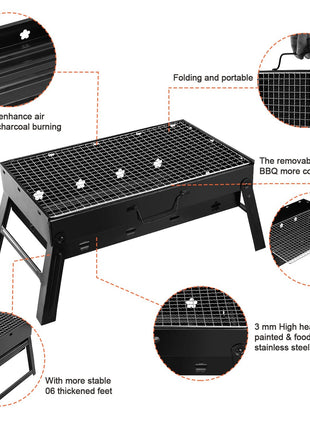 Folding BBQ Grill for Camping