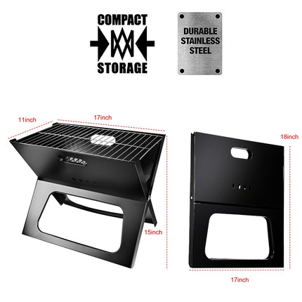 Portable Foldable Charcoal Grill