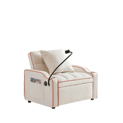 3-in-1 Sofa Bed, Convertible Sleeper Chair Sofa Bed Adjustable