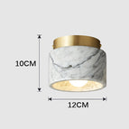 White Marble / Tricolor Light