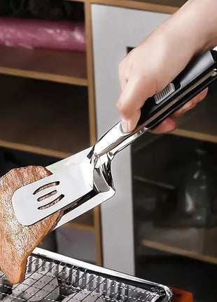 Stainless Steel Grill Spatula Tongs