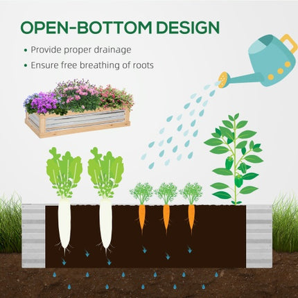 Outsunny Raised Garden Bed
