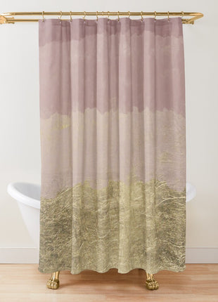 Sage Green Ombre Shower Curtain