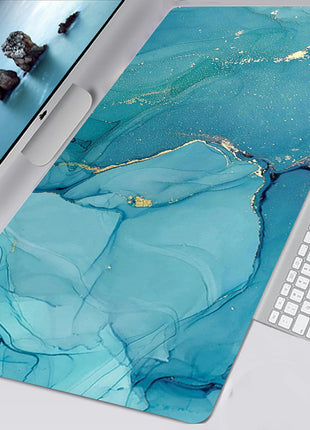 Extended Marble Desk Mat