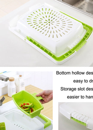 Kitchen drain cutting board