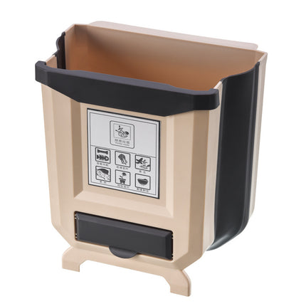 Foldable Wall-Mounted Trash Can