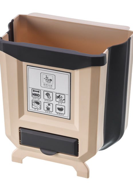 Foldable Wall-Mounted Trash Can