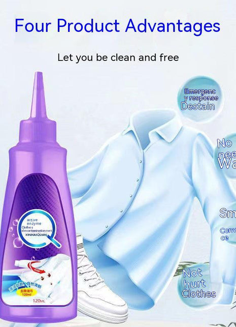 Detergente para ropa con enzimas activas