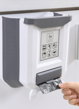 Foldable Wall-Mounted Trash Can