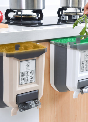 Foldable Wall-Mounted Trash Can