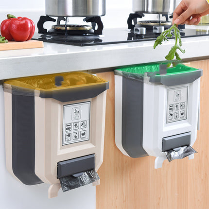 Foldable Wall-Mounted Trash Can