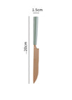 Dark green dinner knife