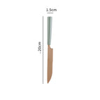 Cuchillo de mesa verde oscuro