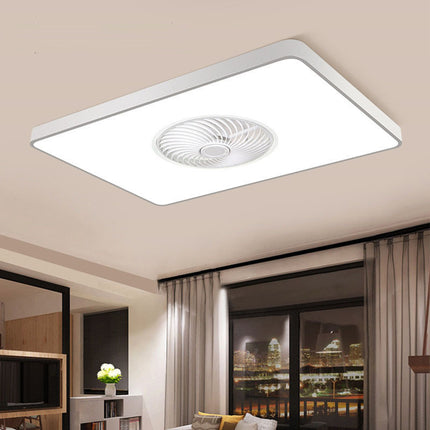 Lámpara de ventilador nórdica para salón, dormitorio y comedor.