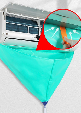 Funda impermeable para aire acondicionado, juego completo de herramientas de limpieza.