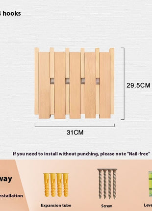 Wall-Mounted Coat Hooks