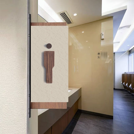 Solid Wood Men's And Women's Bathroom