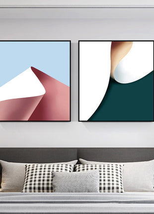 Abstract bedroom decoration