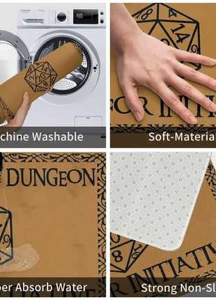 Absorbent Bathroom Mat