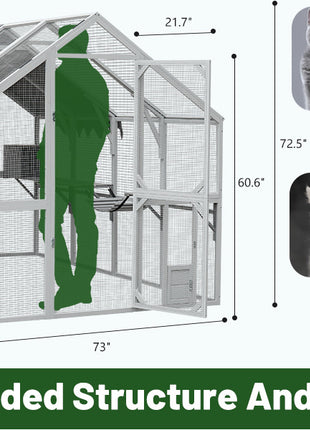 Large Outdoor Cat Enclosure