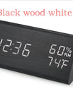 Black wood white word