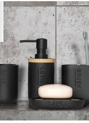 4-Piece Resin Bathroom Set