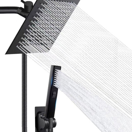 Juego de cabezal de ducha presurizado de acero inoxidable para baño