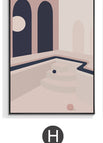H / 30x40cm / Black Framed