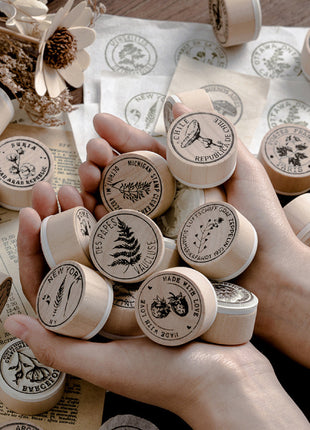 Plant Fruit Stamp Decoration