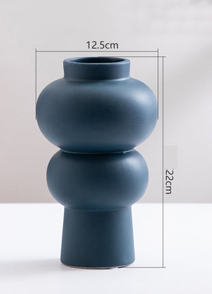 Ceramic Vase Flower Nordic Minimalist Living Room Decoration
