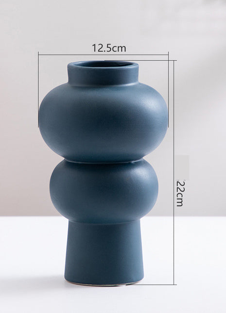 Ceramic Vase Flower Nordic Minimalist Living Room Decoration