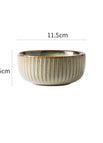 Marrón / Tazón de arroz / 4,5 pulgadas