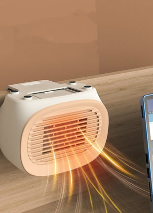 Small Desktop Warm Air Blower Home Office