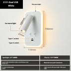 3W Warm Light / 3131 Dual USB White