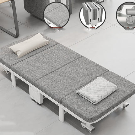 Home Office Four Fold Latex Bed Hospital Escort Bed