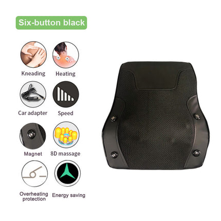 Almohada de masaje inteligente para el cuello con calefacción por infrarrojos para el hogar y la oficina