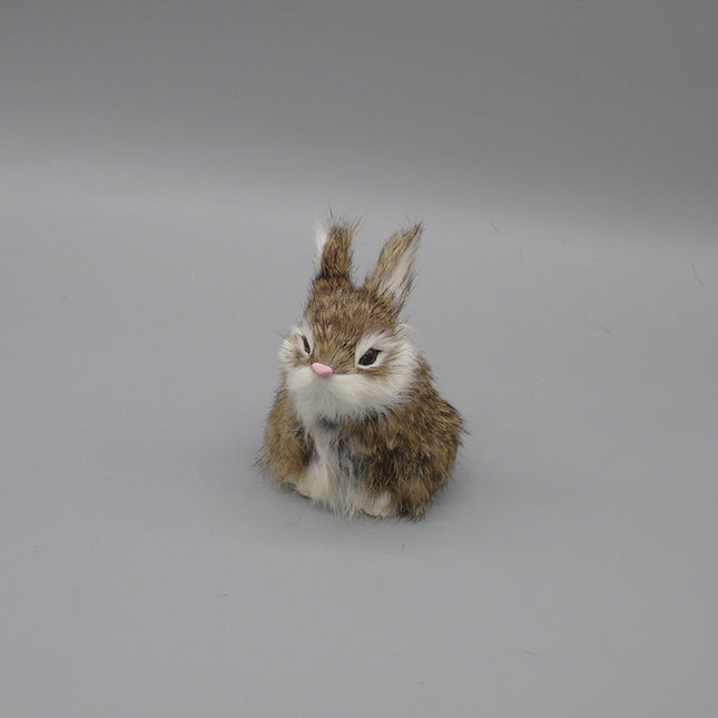High Simulation Rabbit Small White Rabbit Doll Children