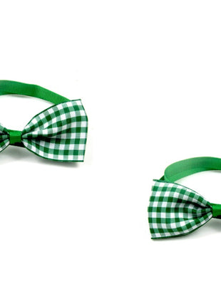 Corbata a cuadros para mascotas, bufanda para gatos y perros, accesorios para mascotas